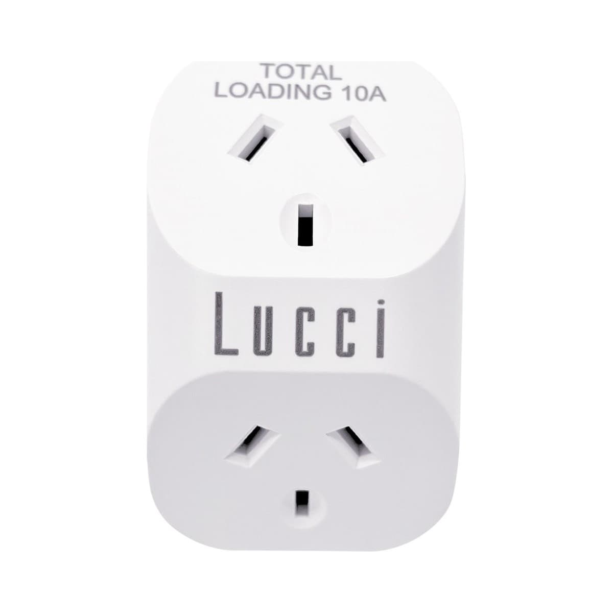 Lucci Triangular Double Adaptor in White-img-1