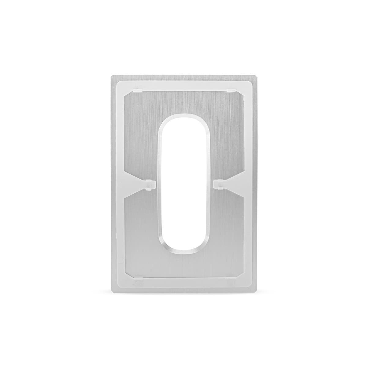 Vynco Urban 3 Gang Plate Fascia Only in Annodized Brushed Aluminium-img-3