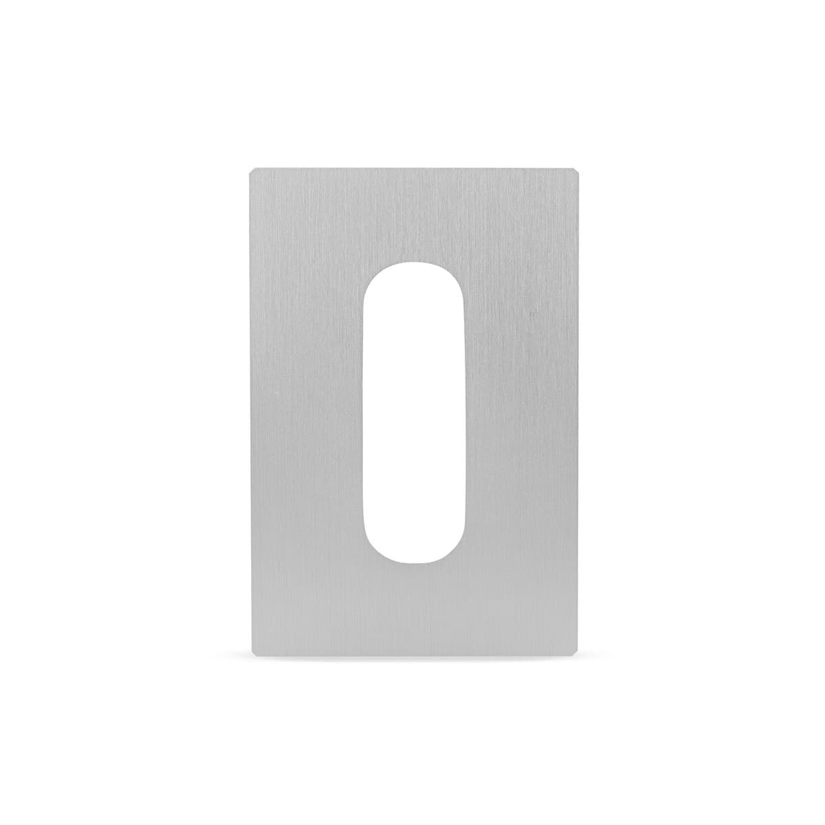 Vynco Urban 3 Gang Plate Fascia Only in Annodized Brushed Aluminium-img-4