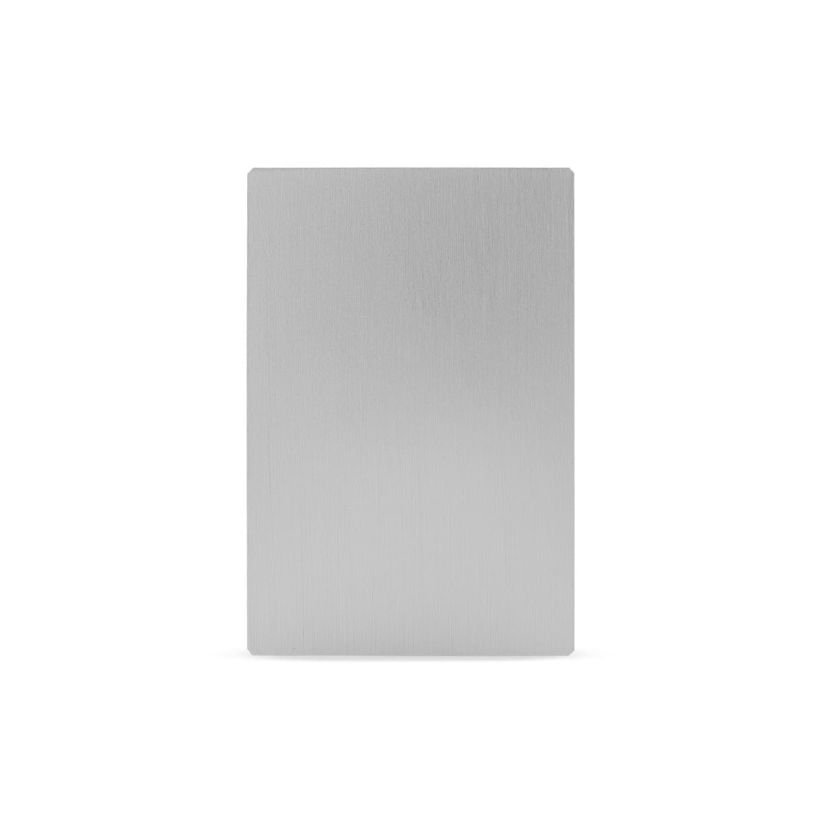 Vynco Urban Blank Face Plate Fascia Only in Annodized Brushed Aluminium-img-1