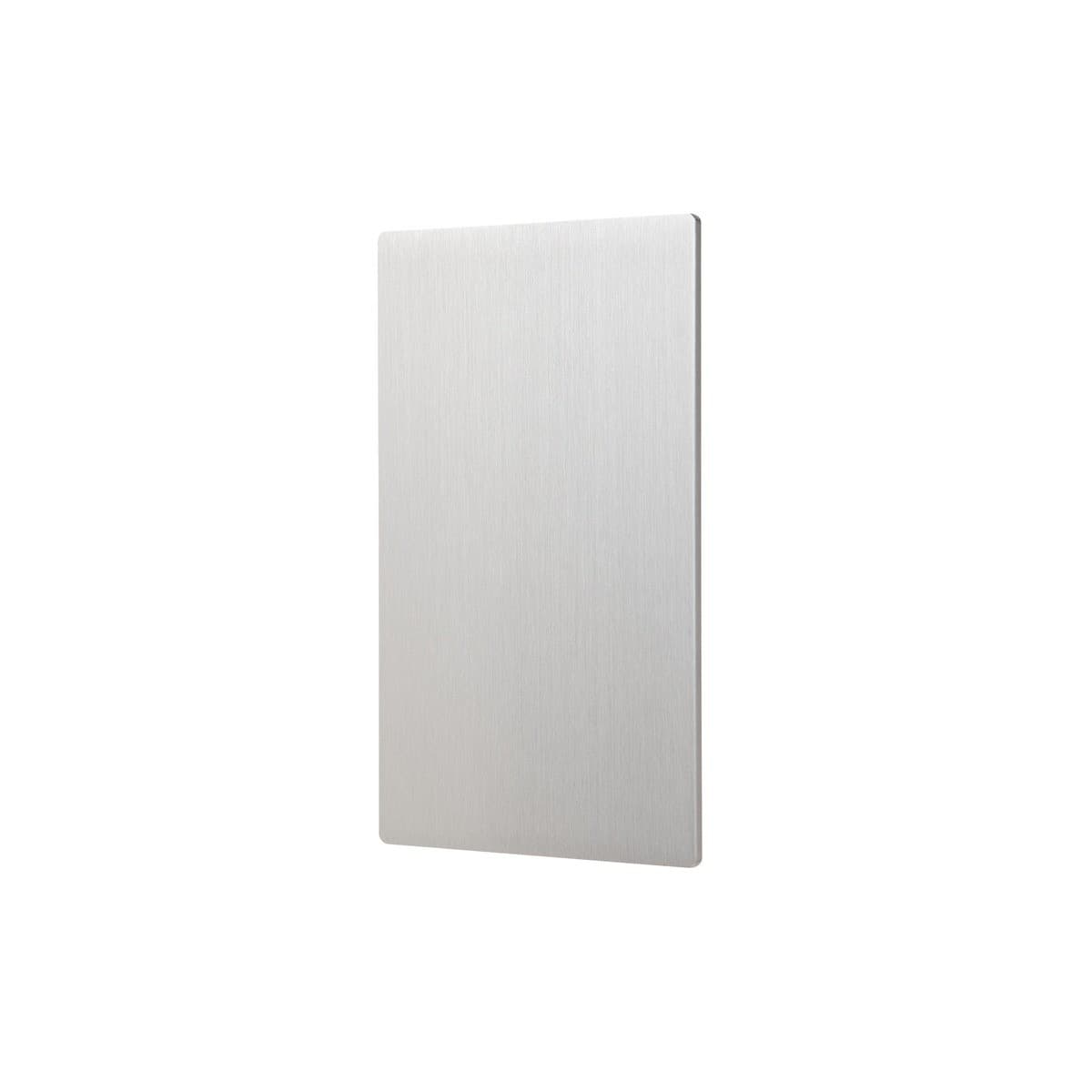 Vynco Urban Blank Face Plate Fascia Only in Annodized Brushed Aluminium-img-4