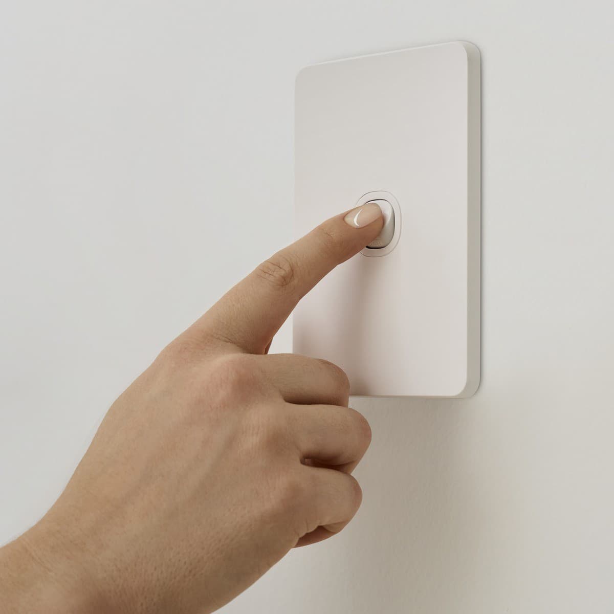 Vynco Metro 1 Gang Switch Only in Matte White-img-5