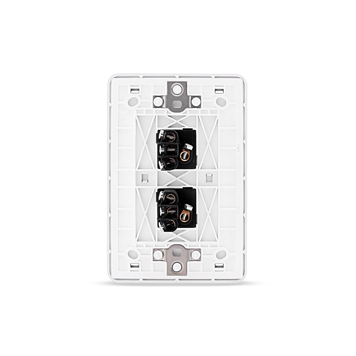 Vynco Metro 2 Gang Switch Only in Matte White-img-3