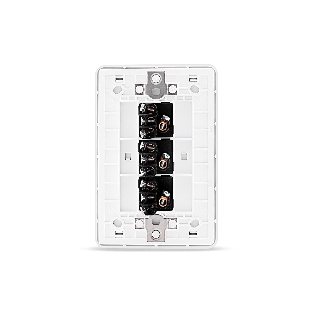 Vynco Metro 3 Gang Switch Only in Matte White-img-3