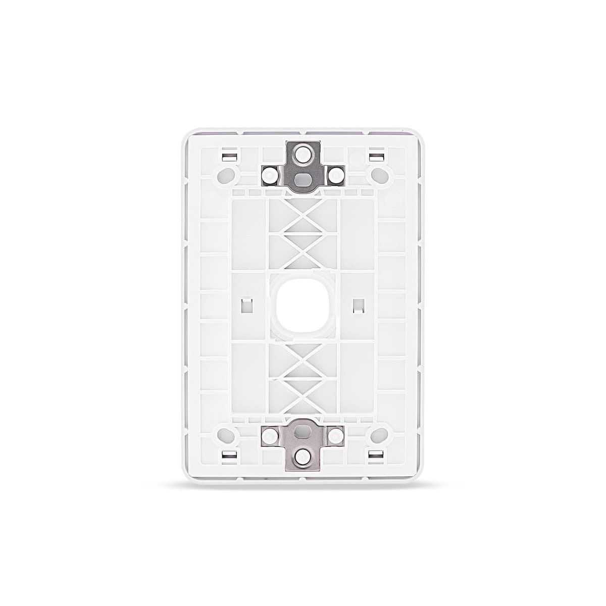 Vynco Metro 1 Gang Plate Only in Matte White-img-3