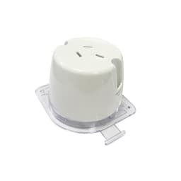 Tradesave Surface Socket in White
