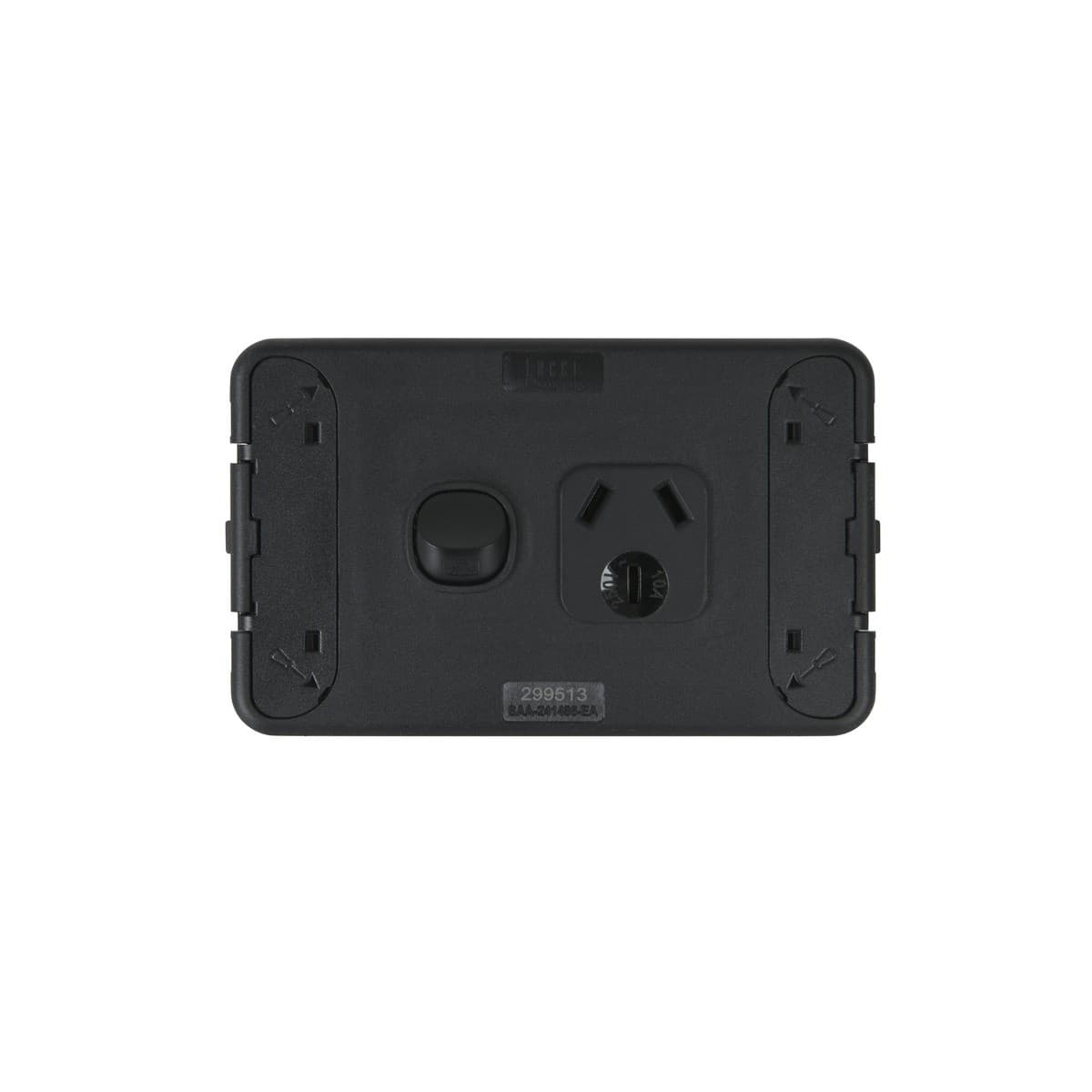Lucci Power Ion Single GPO in Black-img-2