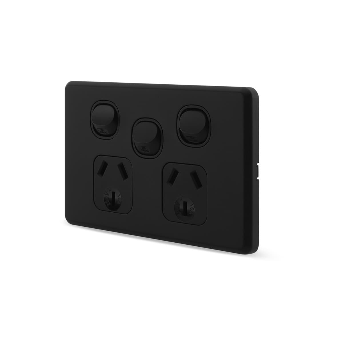 Lucci Power Ion Twin GPO in Black-img-2