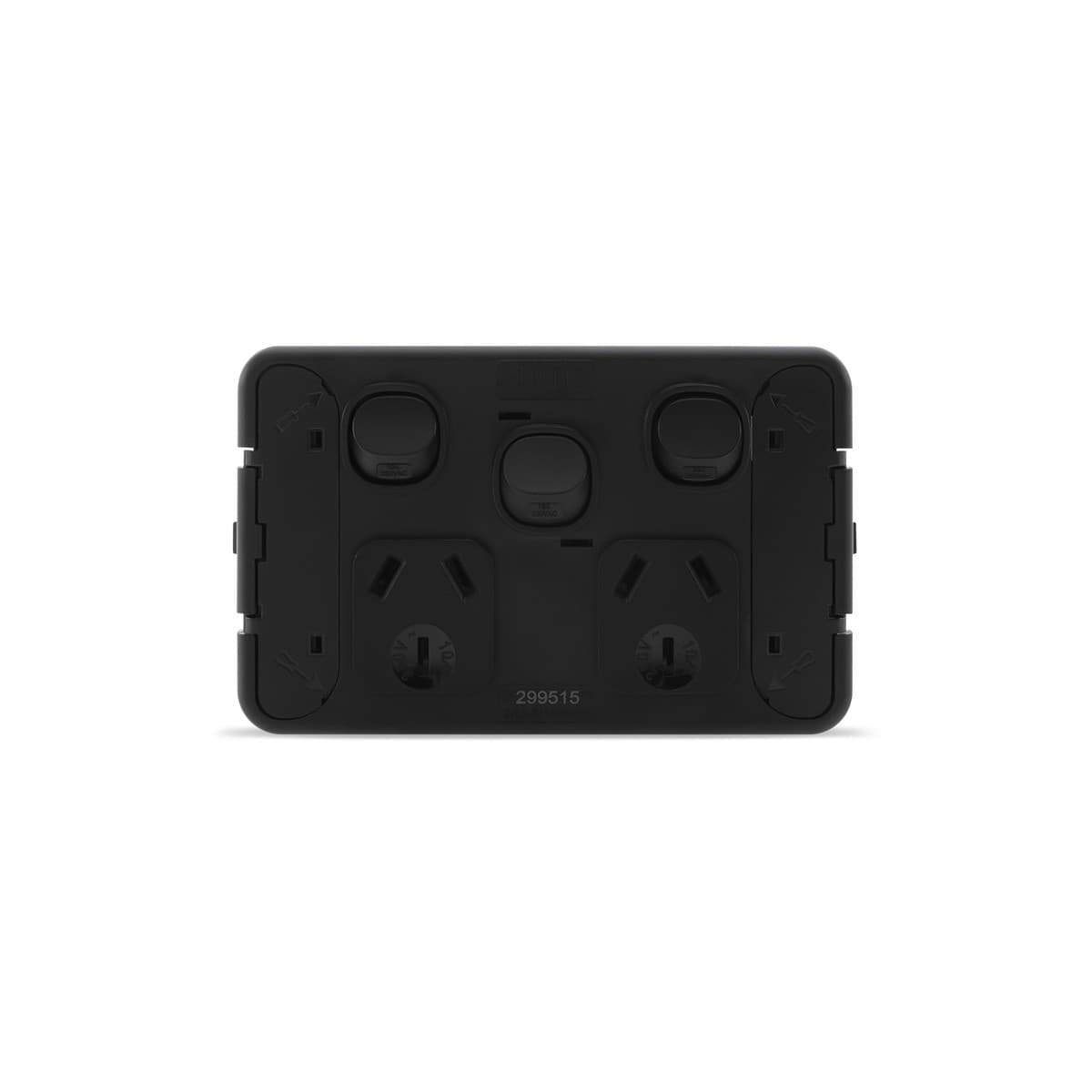 Lucci Power Ion Twin GPO in Black-img-4
