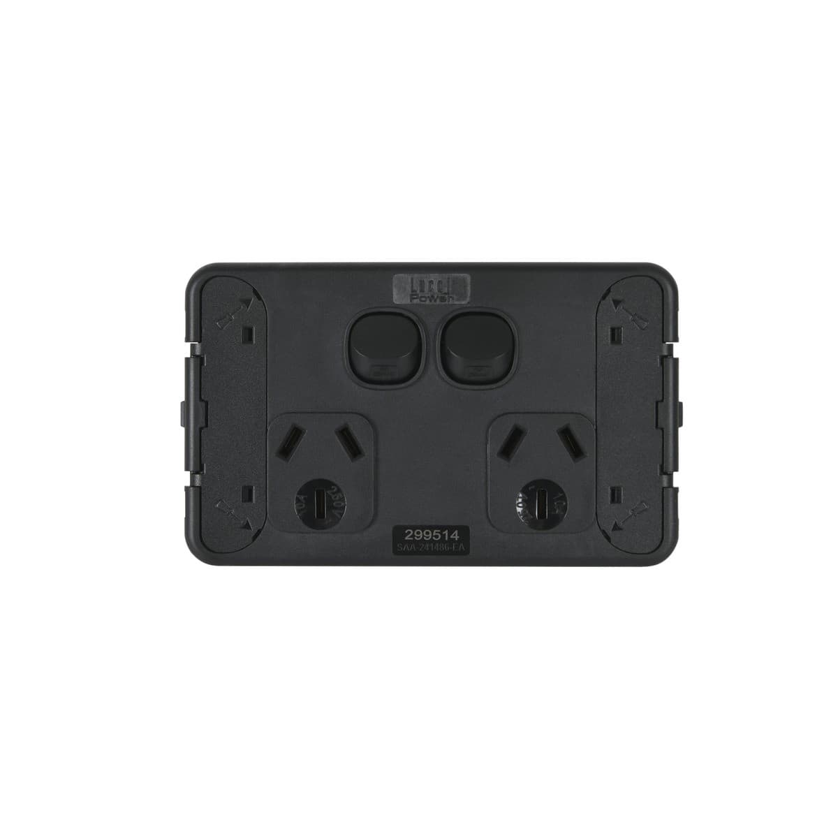Lucci Power Ion Twin GPO in Black-img-6