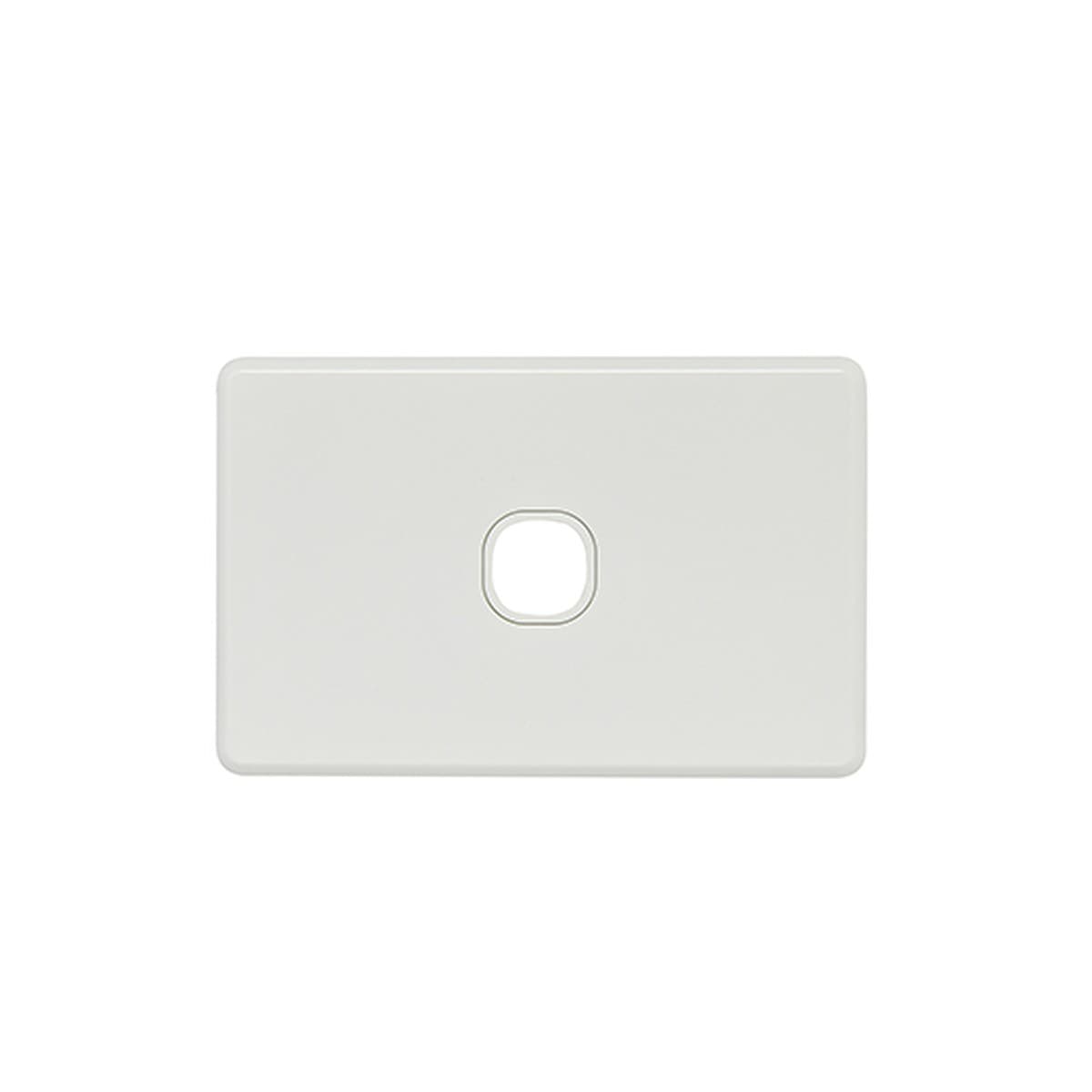 Lucci Power Ion 1 Gang Plate Only in White-img-1