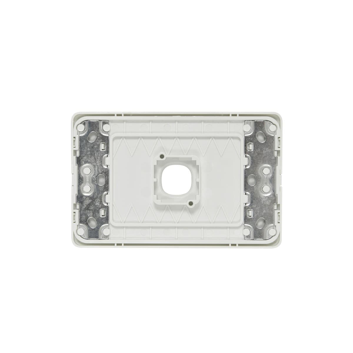 Lucci Power Ion 1 Gang Plate Only in White-img-5