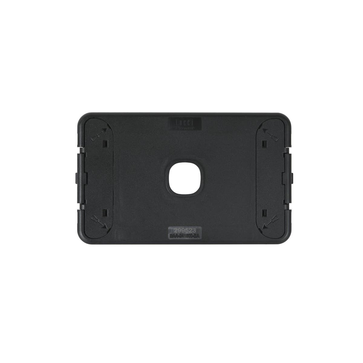 Lucci Power Ion 1 Gang Plate Only in Black-img-2