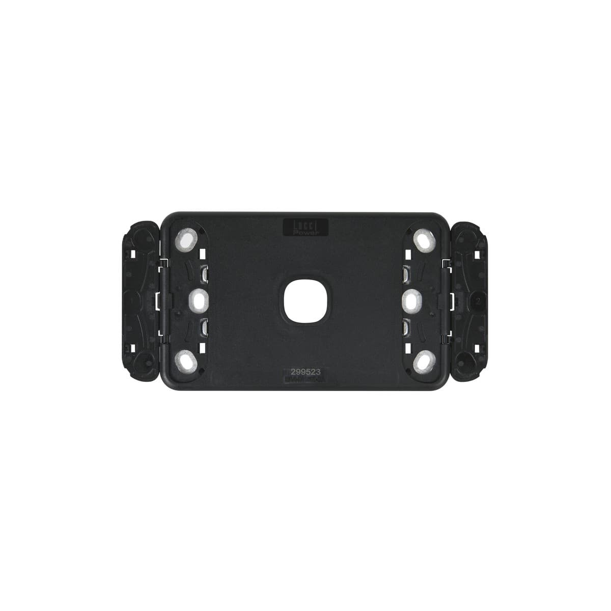 Lucci Power Ion 1 Gang Plate Only in Black-img-3