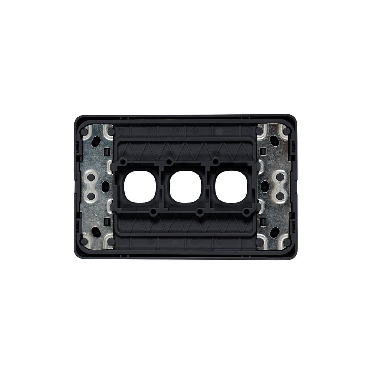 Lucci Power Ion 3 Gang Plate Only in Black-img-3