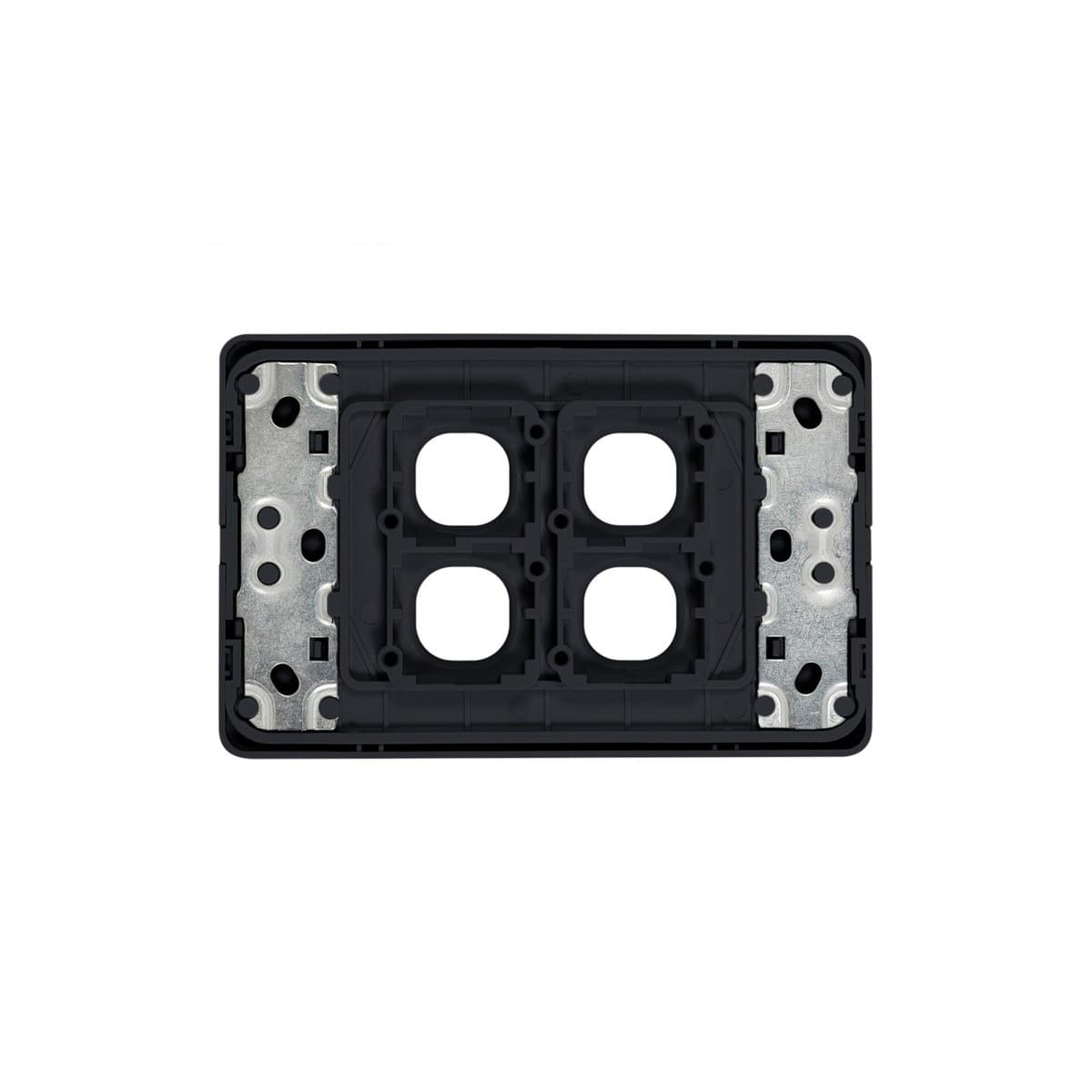 Lucci Power Ion 4 Gang Plate Only in Black-img-3
