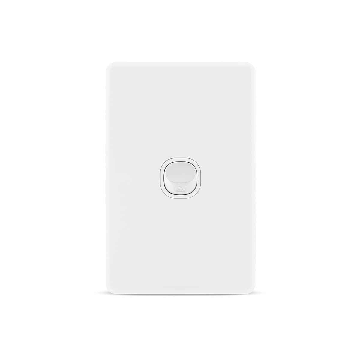 Lucci Power Ion 1 Gang Switch in White-img-1