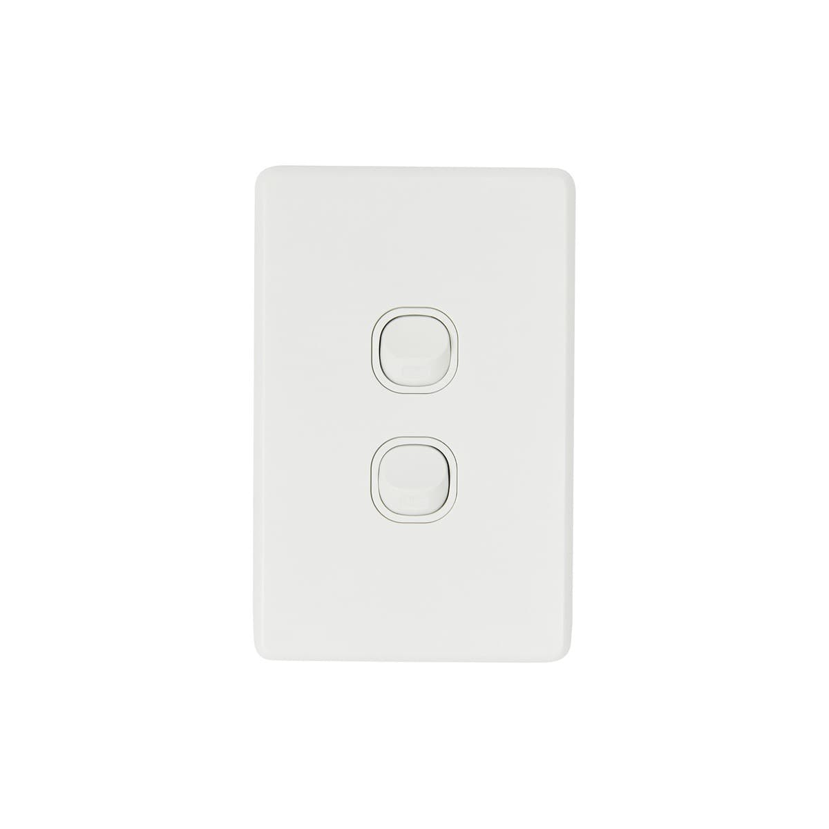 Lucci Power Ion 2 Gang Switch in White-img-1