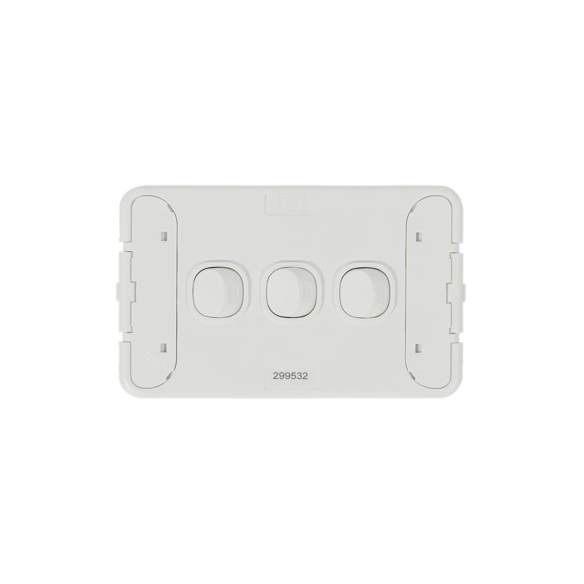 Lucci Power Ion 3 Gang Switch in White-img-4
