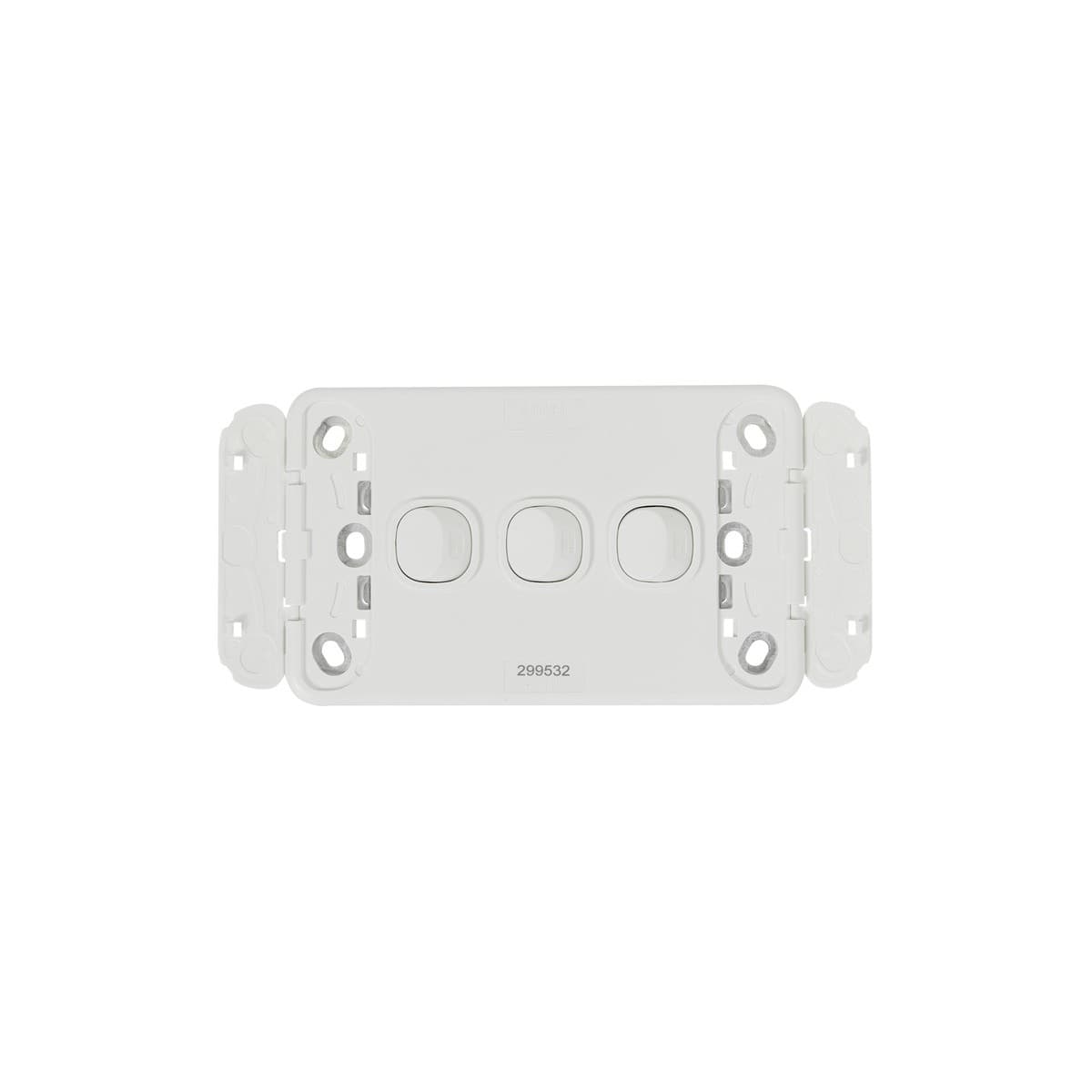 Lucci Power Ion 3 Gang Switch in White-img-5