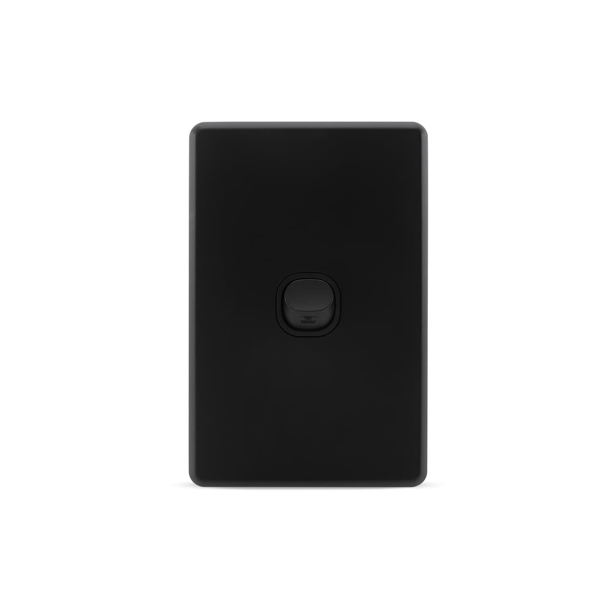 Lucci Power Ion 1 Gang Switch in Black-img-1