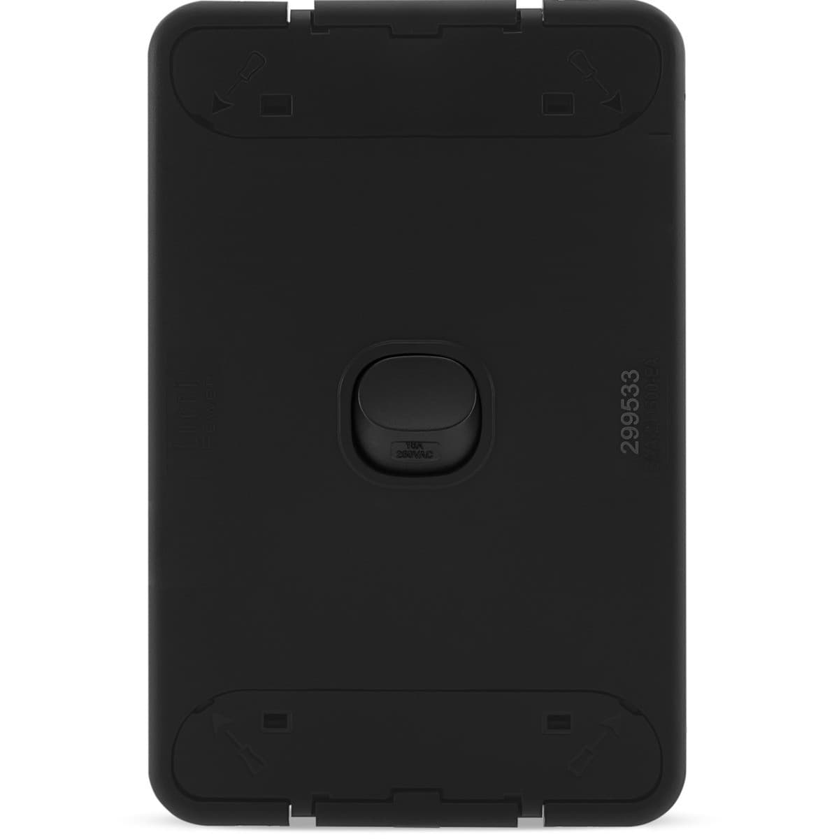 Lucci Power Ion 1 Gang Switch in Black-img-3