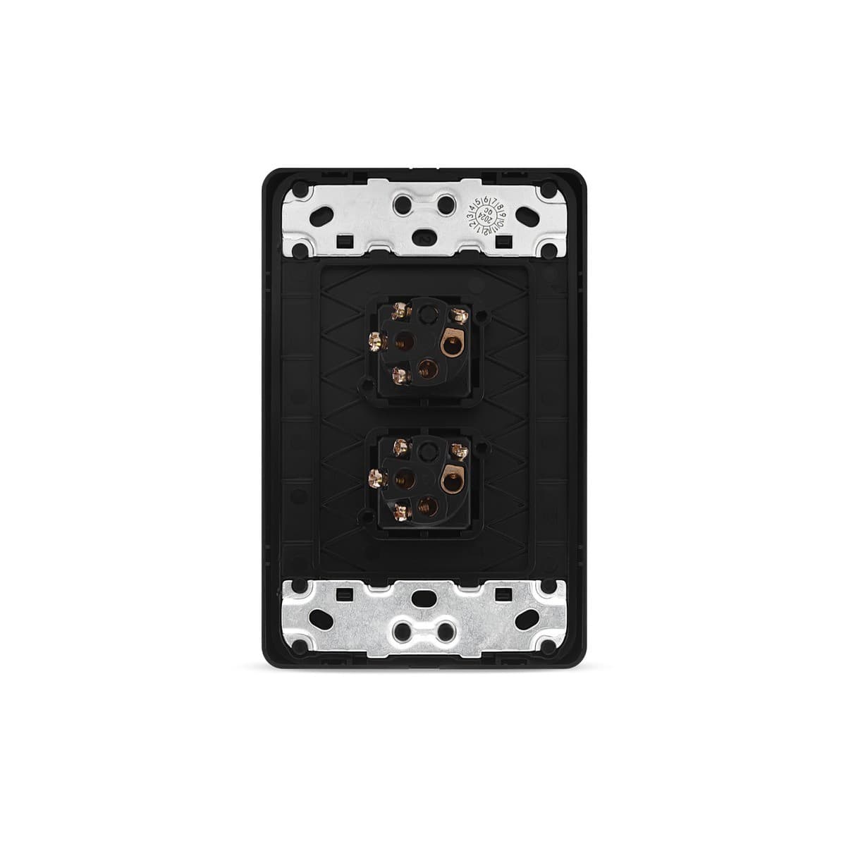 Lucci Power Ion 2 Gang Switch in Black-img-4
