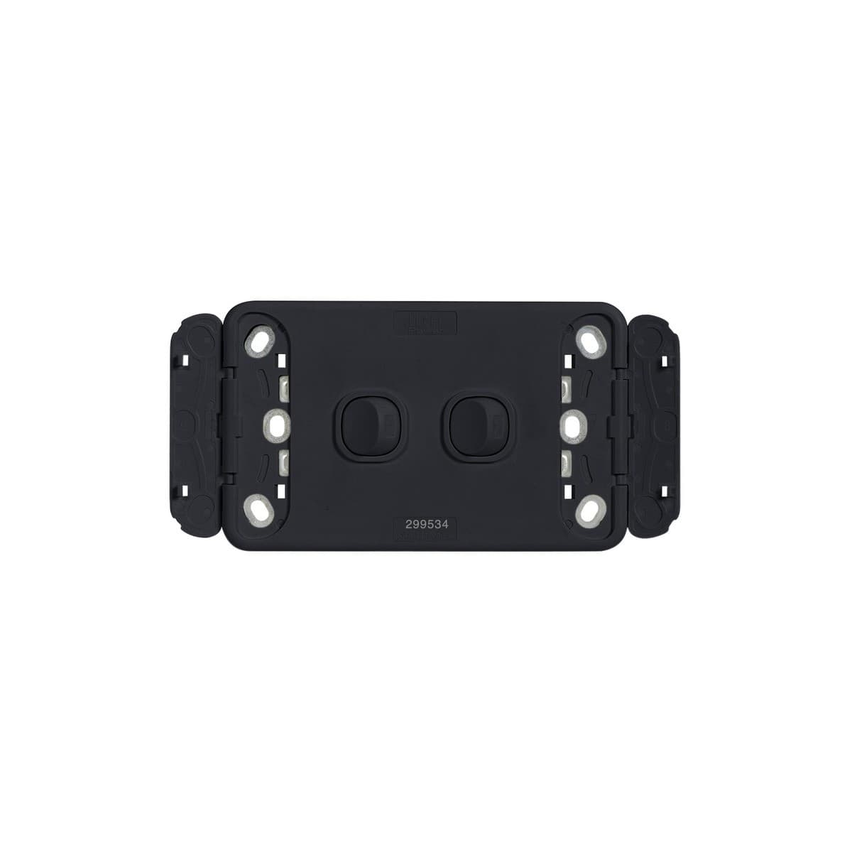 Lucci Power Ion 2 Gang Switch in Black-img-6