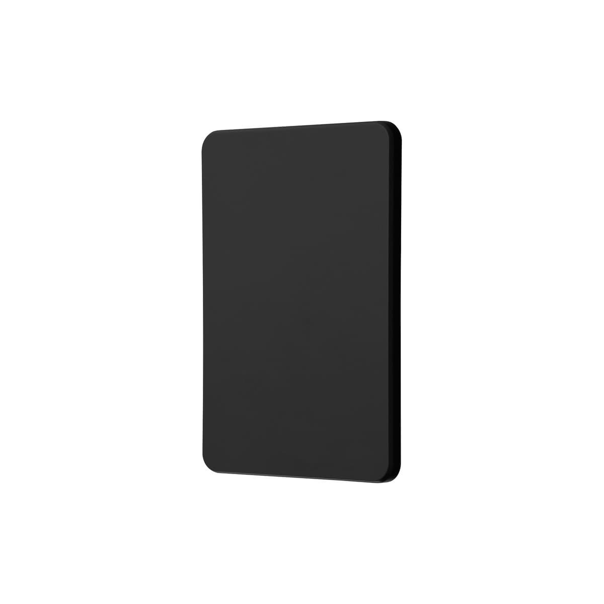 Vynco Metro Blank Face Plate Only in Matte Black-img-2