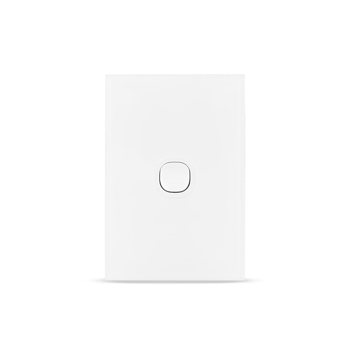 Vynco Urban 1 Gang Plate Fascia Only in White-img-1
