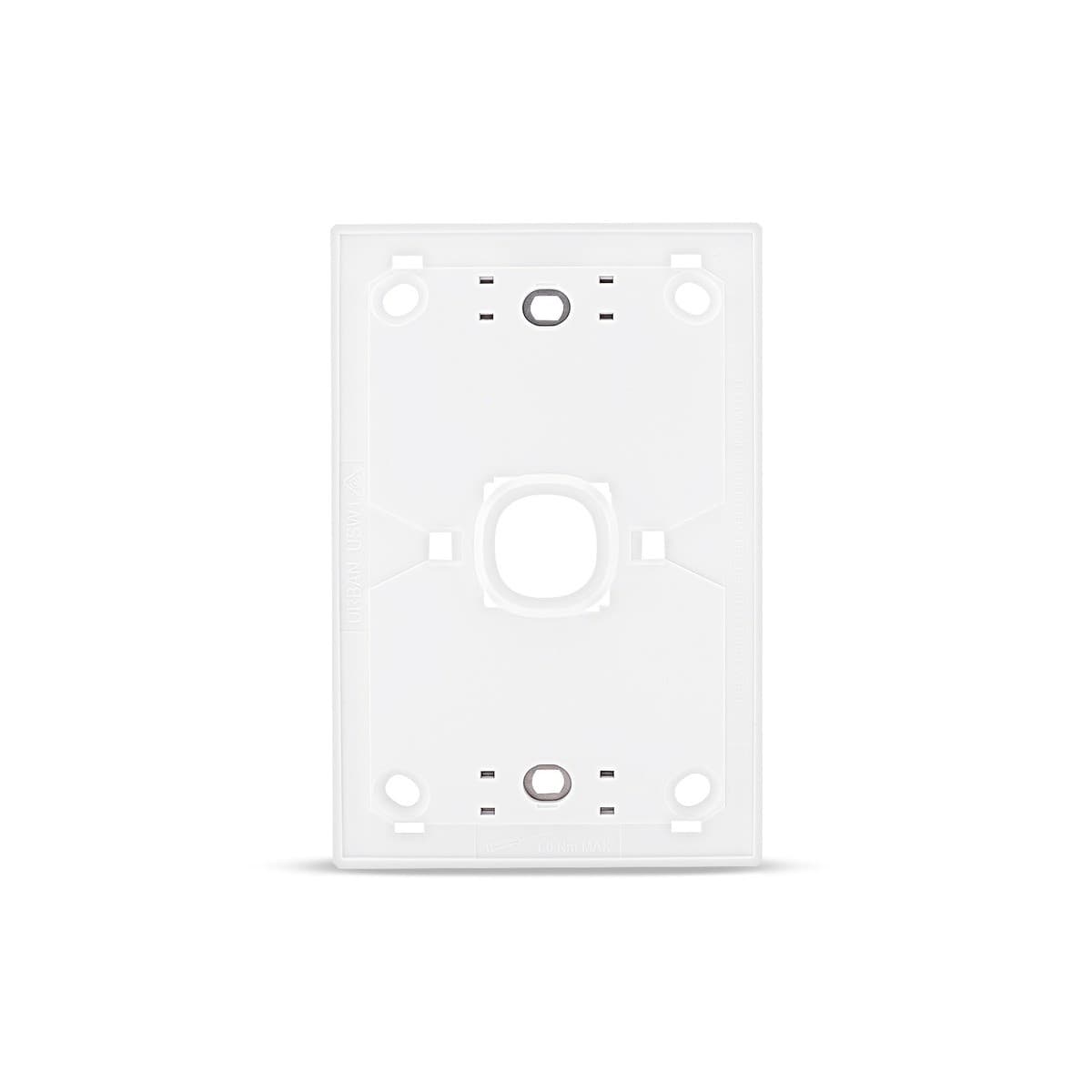 Vynco Urban 1 Gang Plate Fascia Only in White-img-3