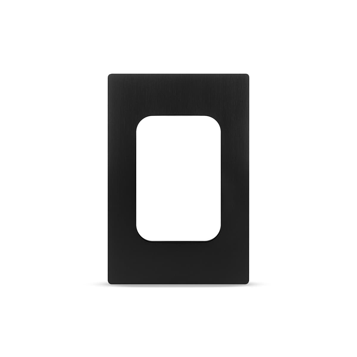 Vynco Urban 5/6 Gang Plate Fascia Only in Black Aluminium-img-6