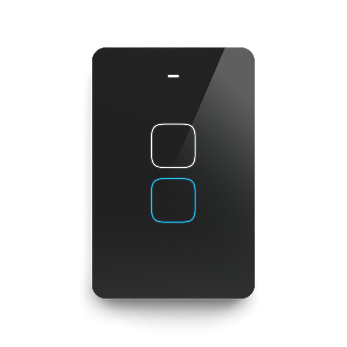 Senoa 2 Gang Switch in Black-img-1