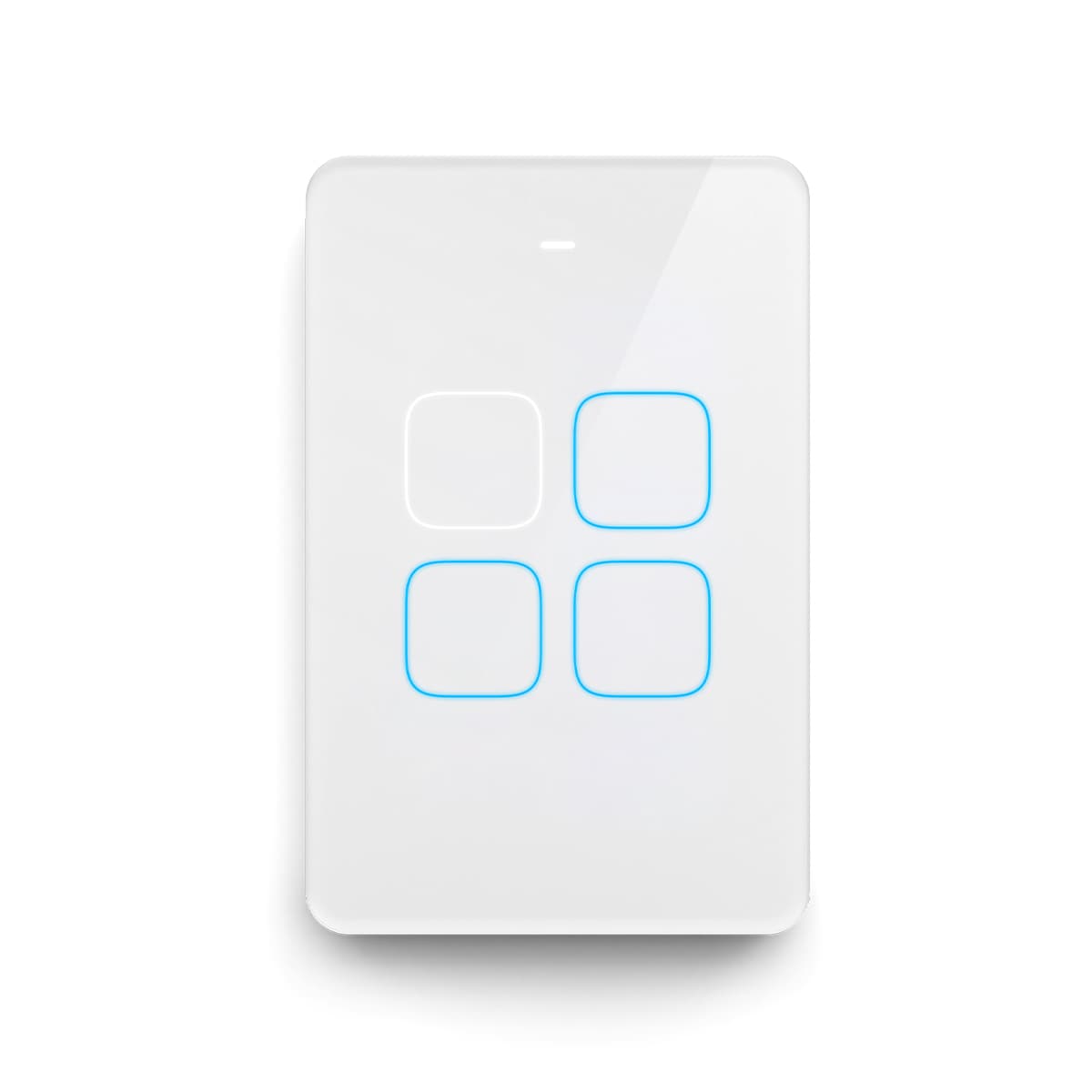 Senoa 4 Gang Switch in White-img-1