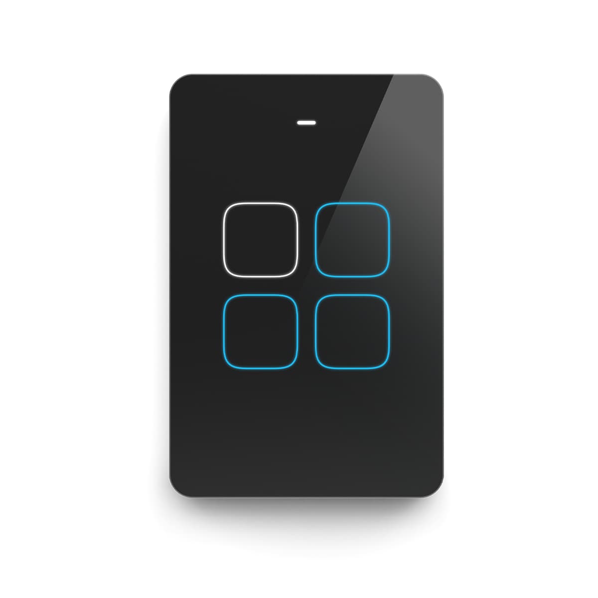 Senoa 4 Gang Switch in Black-img-1