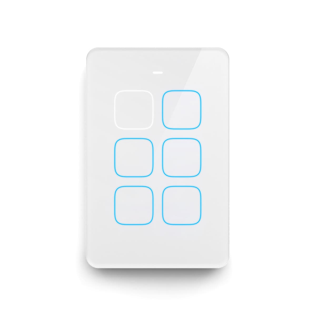 Senoa 6 Gang - 4 Switch + 2 Behaviour Links in White-img-1