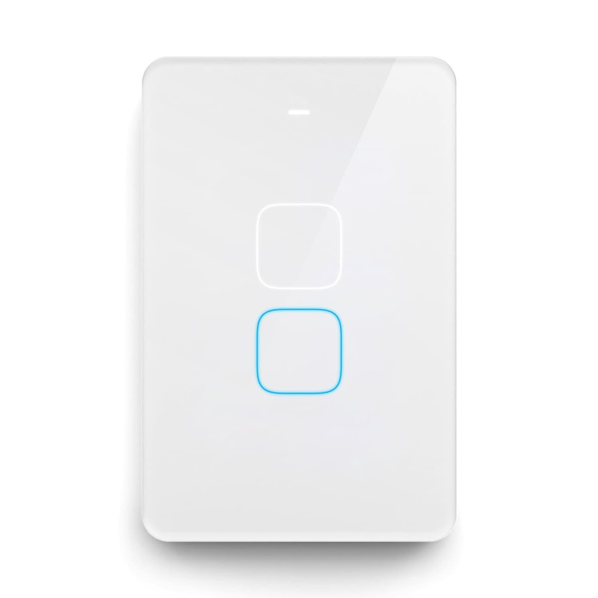 Senoa 2 Gang - 1 Switch + 1 Dimmer in White-img-1