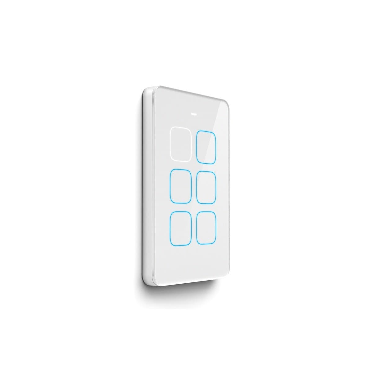 Senoa 6 Gang - 2 Switches + 2 Dimmers + 2 Behaviour Links in White-img-1