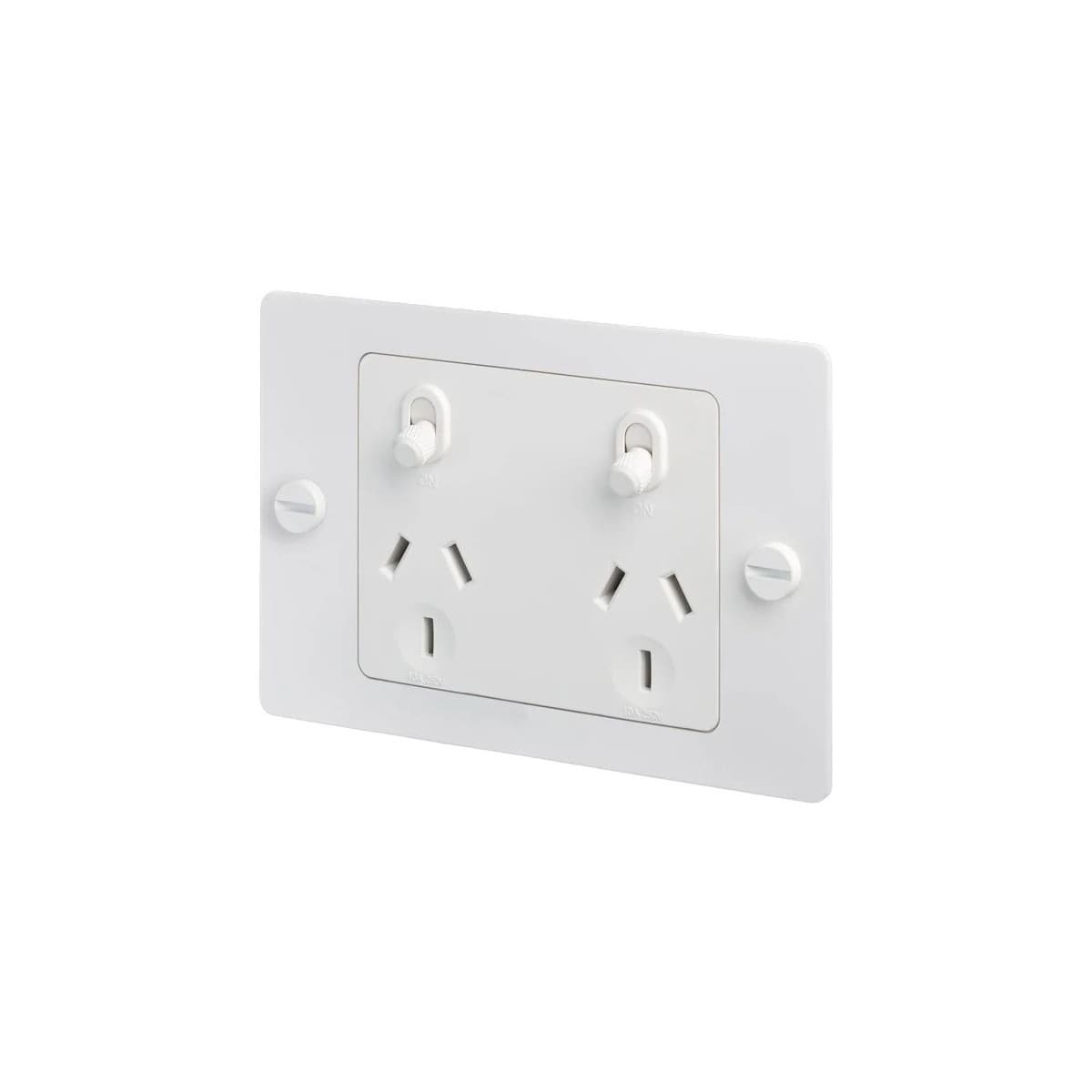 Buster + Punch Metal Double GPO in White-img-1