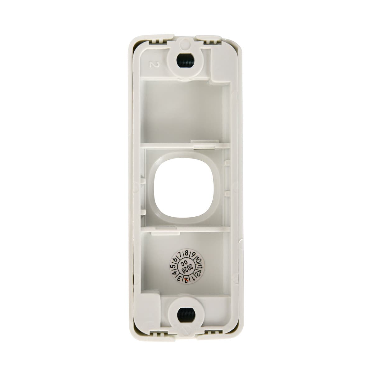 Lucci Power Gravity Architrave 1 Gang Plate Only in Gloss White-img-4