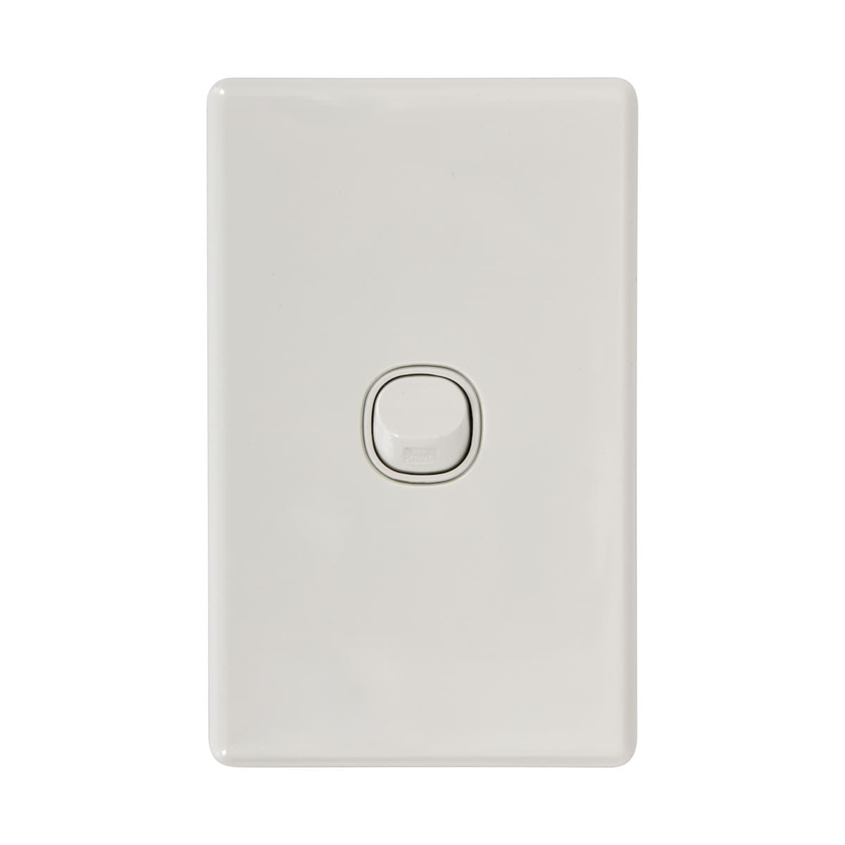 Lucci Power Gravity 1 Gang Switch in Gloss White-img-1