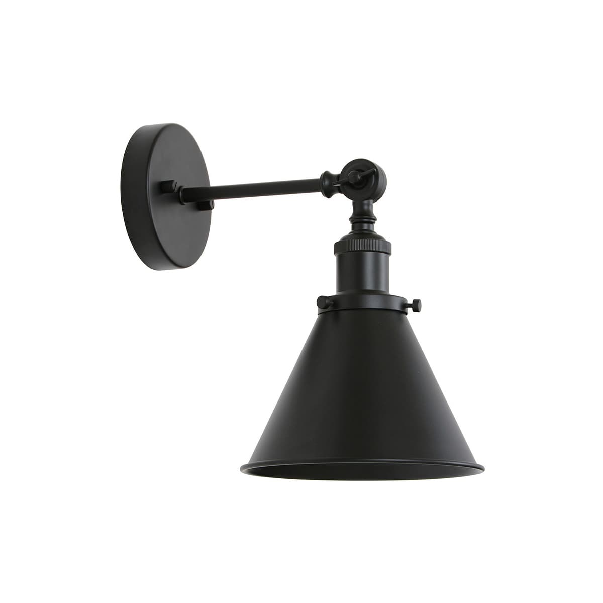Ascot 1 Light Wall Bracket in Black-img-1