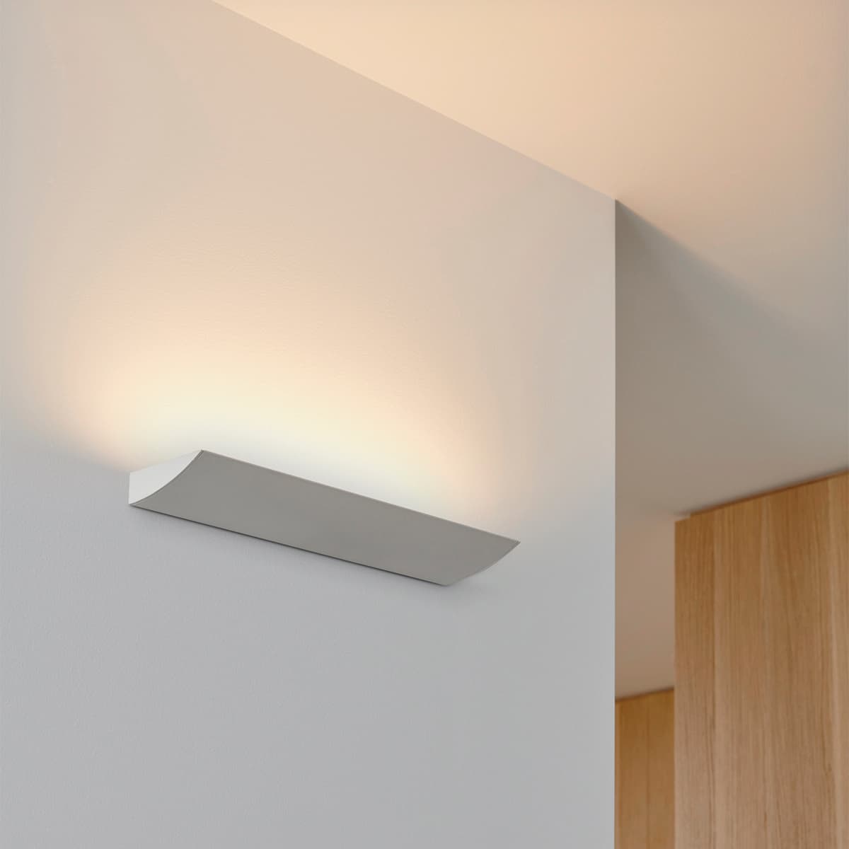 Mona II LED Colour-Shifting Wedge Wall Bracket in White-img-2