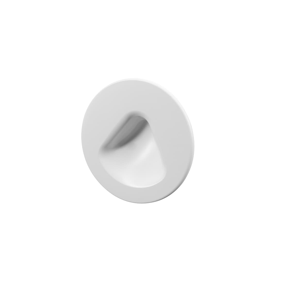 Pip LED Colour-Switching Round Flare Step Light in White-img-1