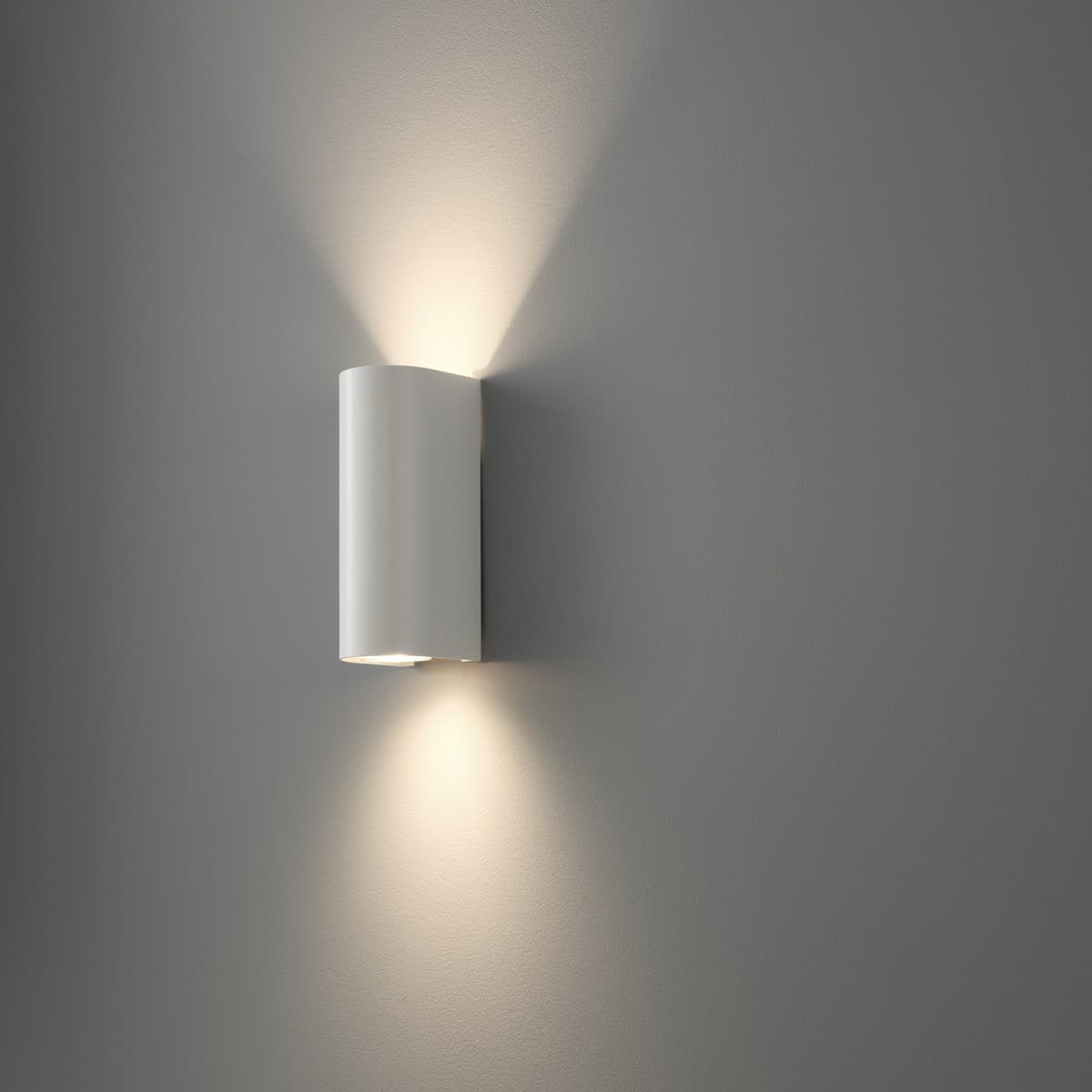 Slide 2 Light Adjustable Up/Down Wall Sconce in White