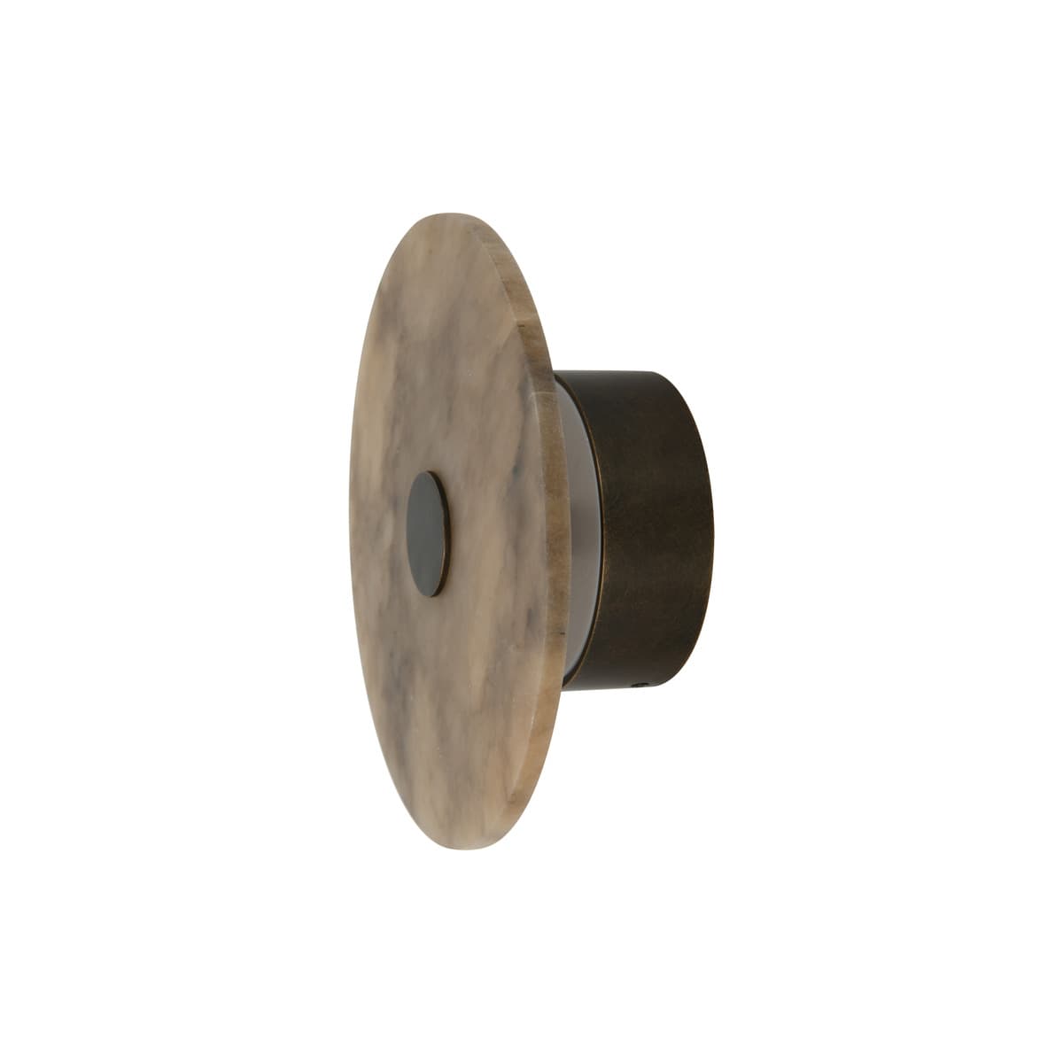 Made by Mayfair Osten LED Wall Bracket in Bronze with Hazel Alabaster
