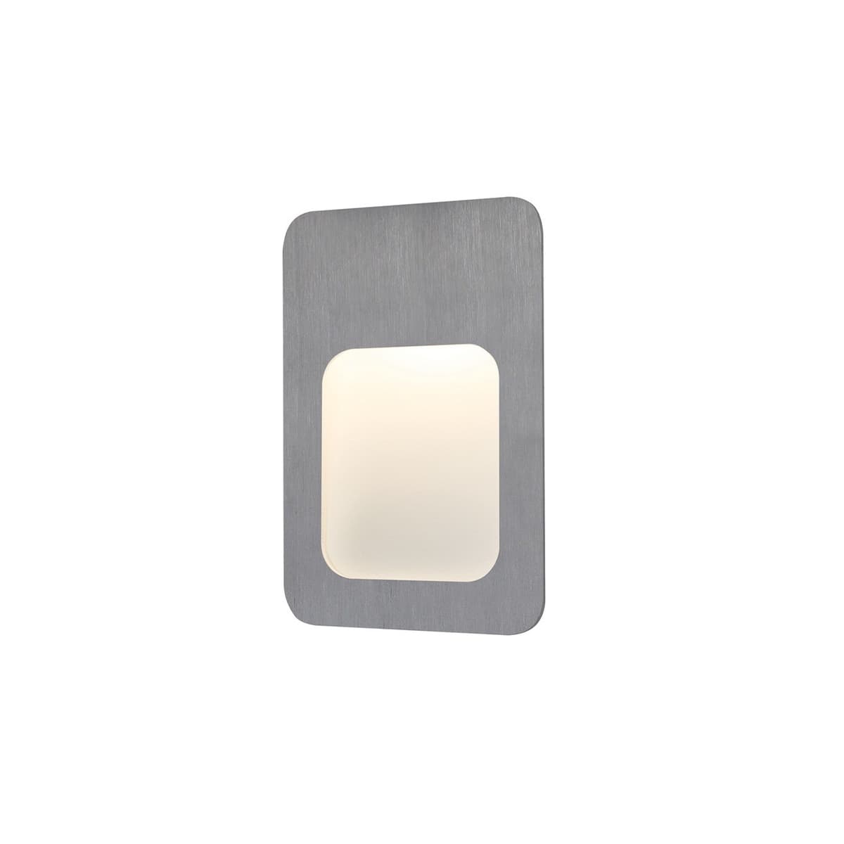 Foro LED Rectangle Steplight in Brushed Chrome-img-1
