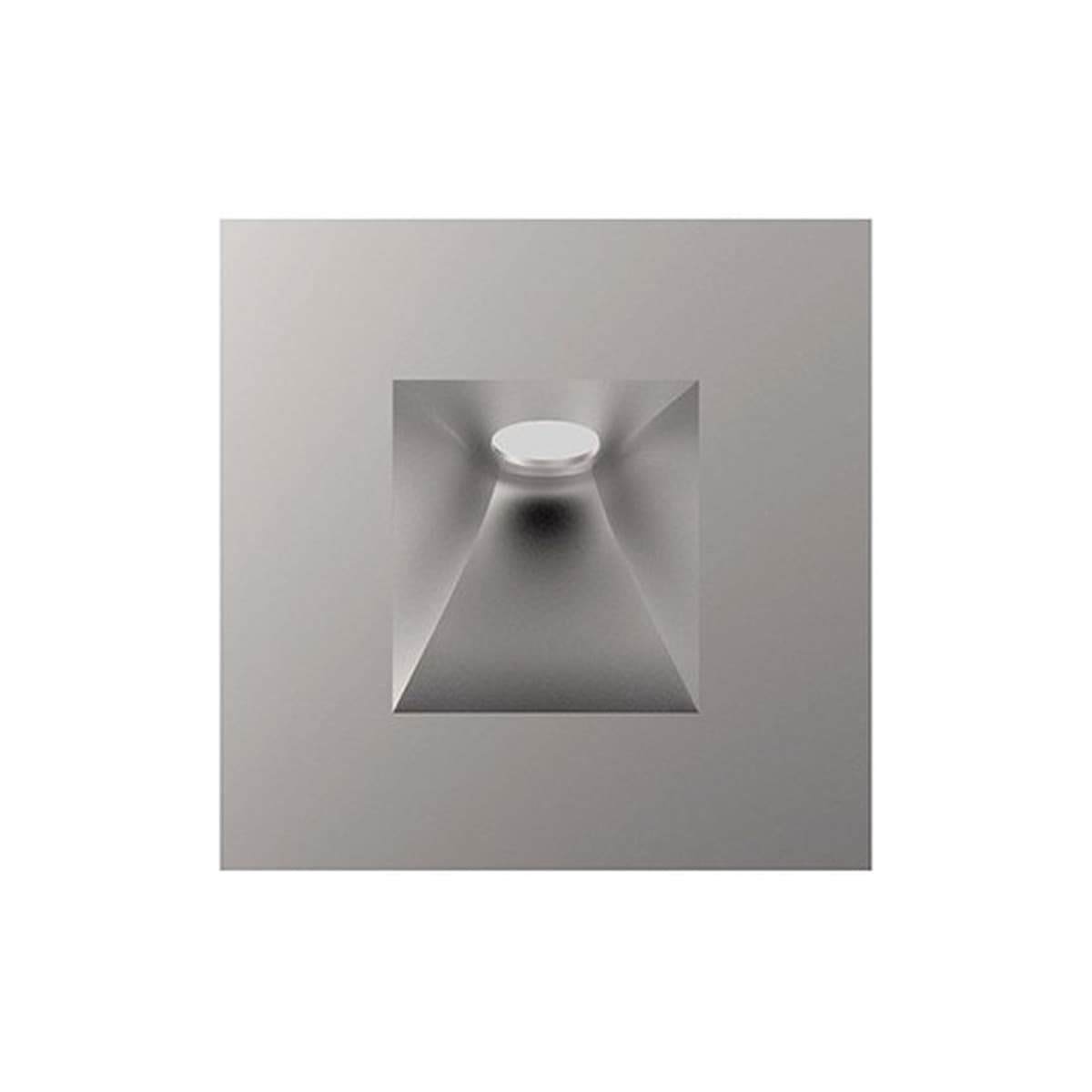 Elfa LED Square Inset Steplight in Silver-img-1