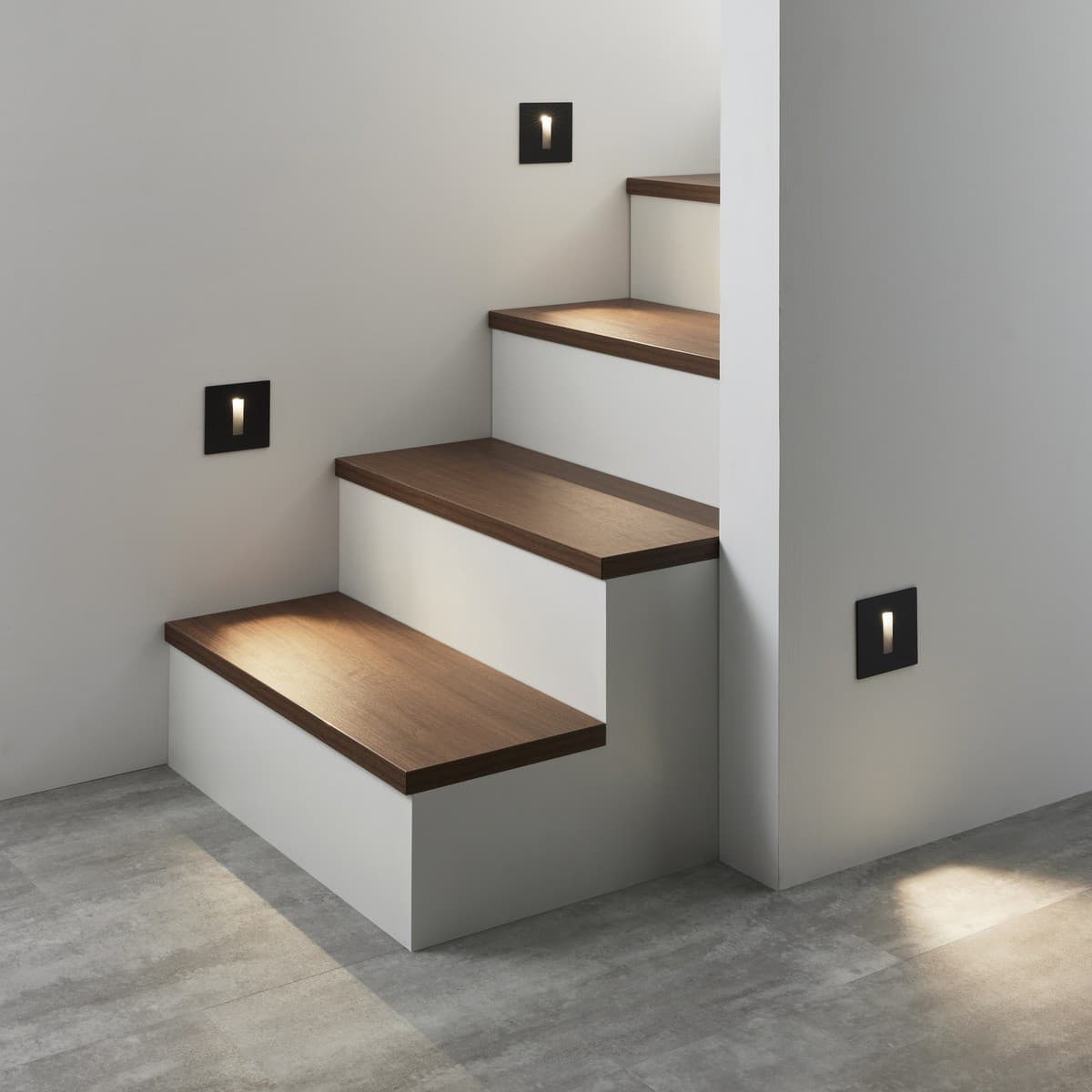 Gala LED Day Night Sleep Linear Step Light in Black-img-2