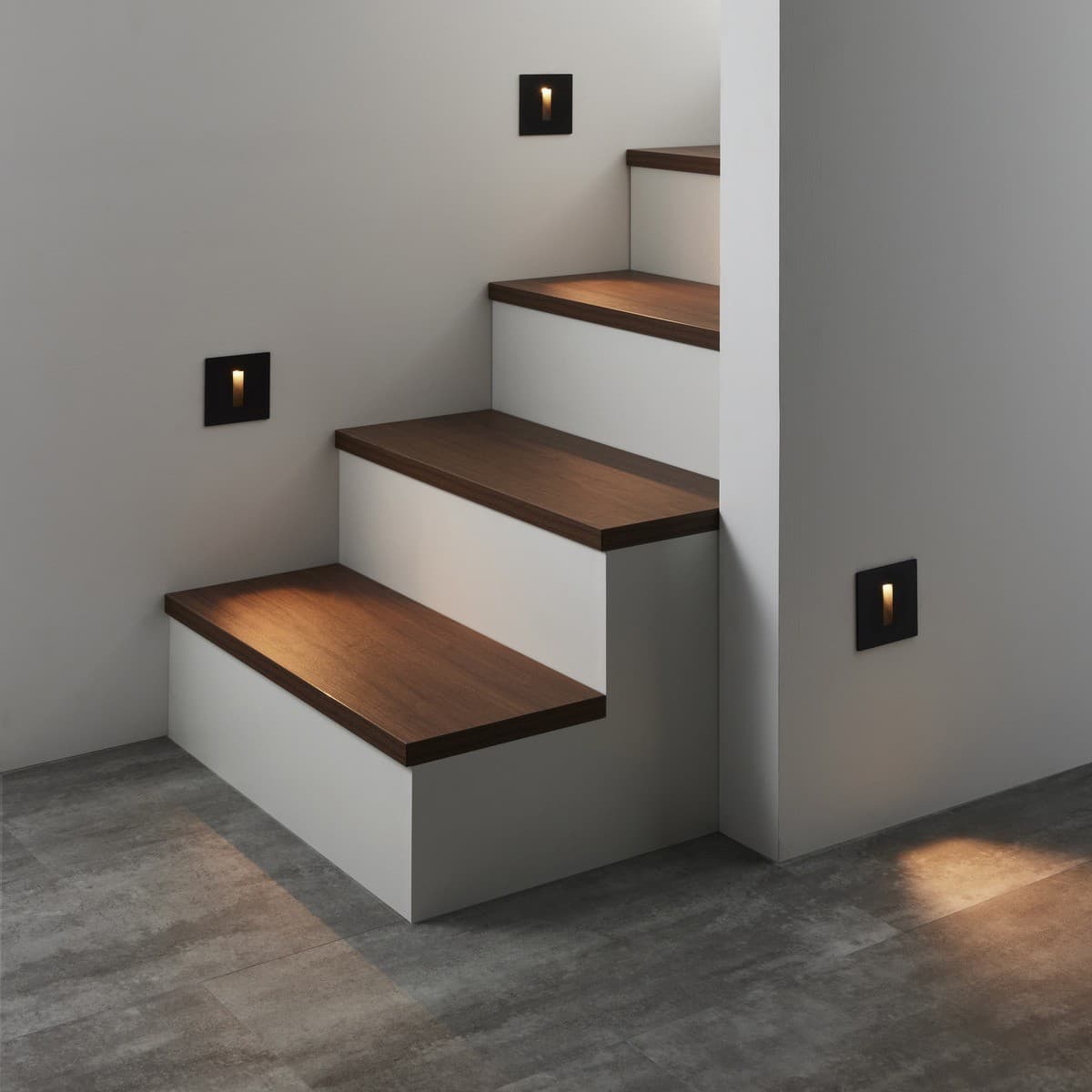 Gala LED Day Night Sleep Linear Step Light in Black-img-3